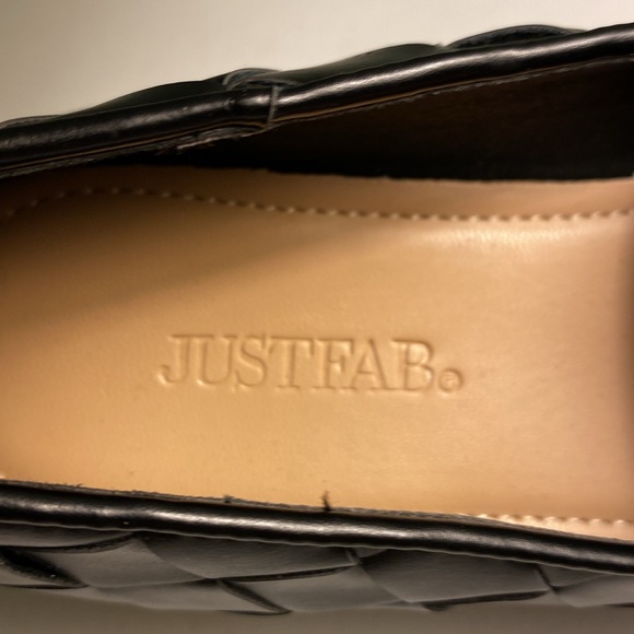 JUSTFAB Women’s Ramsey Black Pointed Toe Loafers - Picture 7 of 8